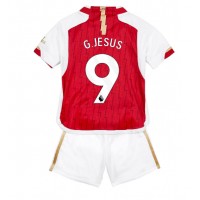 Dětský Fotbalový dres Arsenal Gabriel Jesus #9 2023-24 Domácí Krátký Rukáv (+ trenýrky)